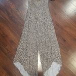 Francesca's Collections Black and White Patterned Jumpsuit Brown Size M Photo 1