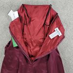 VTG Urban Girl Nites Prom Dress 13/14 Red Satin Faux Wrap Toile Formal Gown Purple Photo 8