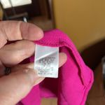 Monteau NWT  Fuchsia Pink Flutter Sleeve Dress Size Small Photo 5