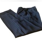 Worthington fully lined 2-piece dark blue and white pinstripe pantsuit, size 10 Photo 0