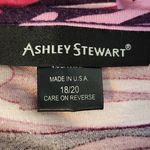 Ashley Stewart Purple and Pink Camo Tee Size 18/20 Colorful Camo Top Photo 5