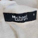 Michael Lauren  Cream Ribbed Knit Cutout Top NWT Size Small Cream Knit Top Photo 4