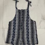 Vine and Valley Striped Floral Romper Photo 0