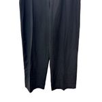 Topshop Pants Asymmetric Ruffle Overlay Design Durable Fabric Solid Black 14 NWT Photo 3