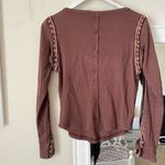 Free People Lost Love Embroidered Long Sleeve Top Photo 9