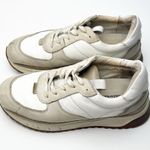 Madewell Antique Cream Kickoff Trainer Sneakers, Size 7 Photo 9