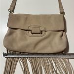The Limited  Beige Fringe Shoulder Bag Photo 6