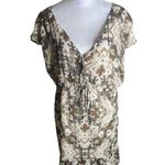 Shyanne  Southwestern Aztec Boho High-Low Chiffon Dress Women’s Medium Photo 2