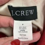 J. Crew Size 6 Pea Coat Heavy Wool Blend Pique Felicia 4 Button Coral Pink Women Photo 4