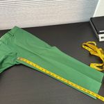 Talbots  Green Zip Fly Flat Front Pockets Casual Capri Pants Women's Size 6P Photo 9