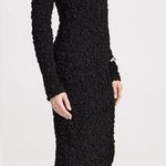 Mara Hoffman  Amy Square-Neck Midi Smocked Bodycon Dress Black NWT size XXS Photo 1