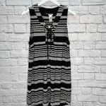 Dotti Womens Ibiza Striped Tunic Swim Cover Up Dress Size M Black White New Size M Photo 1