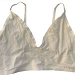 Danskin  White Wireless Bralette Large Photo 0