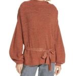 Apiece Apart Arkestra Metallic Balloon Sleeve Sweater in Terra Cotta Marl XS Photo 0