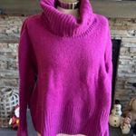 Rachel Zoe  Bold Magenta Cowl Neck Sweater Photo 0