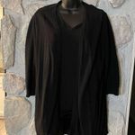 Chico's Chico’s Black Sleeveless V-Neck Tank With Matching Sweater- Size 2 (U.S. Large ) Photo 0