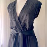 Vintage ‘80s Tracy! Sheer Black Sequined V Photo 2