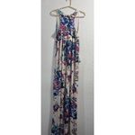 Bellamie  floral Maxi flower Racerback dress pockets XL  stretchy Photo 4