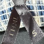 THML  Black and White Bubble Midi Dress with Tie Front Photo 4