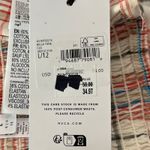 RVCA  Bella Multicolor Plaid Lace-Up Cropped Tank Top Women's Size Large NWT Photo 8