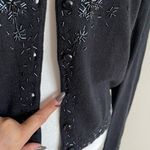 Kathie Lee Collection  Black Knit Cardigan Photo 3