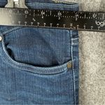 Eileen Fisher Womens Size 8 medium wash side zipper blue denim skinny jeans Photo 1