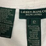 Ralph Lauren  White Straight-Leg Jeans woman’s size 12 Photo 2