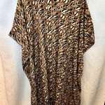 Details OS Womens Kaftan MuMu‎ Housedress Leopard Zebra Resort Loungewear Animal Size undefined Photo 0
