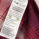 Jachs Girlfriend  New York XXL Red Button Front Flannel. Photo 6