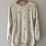 Altar'd State Altar’d State Oversized Slouchy Fleece Star Embroidered Crewneck | Size Small Photo 0