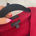 J.Crew Men’s Merino Wool Burgundy Slim Fit V-Neck Pullover Sweater Size S Photo 4