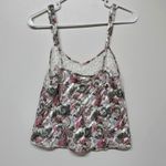 Victoria's Secret Victoria Secret Gold Label Crop Top Tank Semi Sheer Lace Detail Sz S Y2K VTG Photo 3