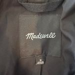 Madewell  - Relaxed Blazer in Softdrape True Black Sz M Photo 6