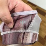 Lululemon Flow Y Bra IV Womens 6 Athletic Racerback Purple Gray‎ Supportive Photo 2