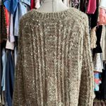 Blu Pepper  Textured Knit Sweater in Brown Photo 7