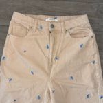 PacSun Light Tan Corduroy Pants with Blue Accents Photo 2