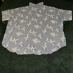 OAT NEW YORK FLORAL COLLARED SHIRT Blue Size XL Photo 4