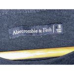 Abercrombie & Fitch NEW  Blue Embroidered Crewneck Short Sleeve Tee Shirt Size M Photo 4