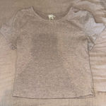 Bozzolo Beige Ribbed Top Photo 0