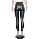 EMERSON FRY Vegan Leather Leggings, Black, Small Black Photo 8