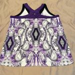 Eastern Pacific Sport gorgeousĀ purple and white print sizeālargeātankātopāEUC Purple Photo 2