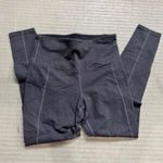 Tuff Athletics Womens High Waisted Legging with Pockets Charcoal Gray Size Large Photo 3