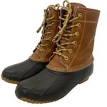 Khombu  Women's Letty Leather Duck Boots Waterproof Photo 0