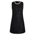 Alice + Olivia New  Coley Embellished Tweed Mini Dress 6 Photo 6