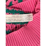 ZARA NWT Womens Cardigan Pink Striped V Neck Cropped Short Sleeve Sweater Small Photo 9