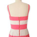 Loft  | Size 6 | Pink Cream Fit Flare Sleeveless Striped Barbie Costume Minidress Photo 5