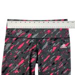 Adidas  Climalite Grey Pink Camo Leggings Mid Rise 18” Inseam Size Small Photo 4