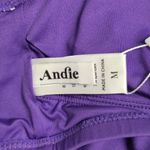 ANDIE The Venice High Neck Top Violet Swimwear Bathing Suit Size M New Photo 5