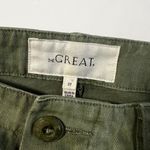 The Great  Sz 27 The Herringbone Trooper Slouchy Pants Army Green Photo 5