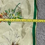 Vintage Yellow & Green Floral Scarf Photo 10
